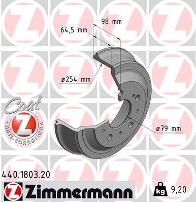 Zimmermann plaquettes de frein peugeot 206 sw
